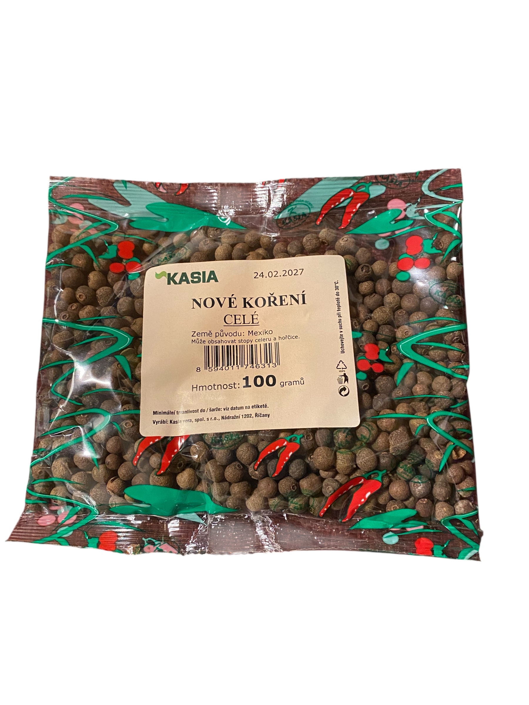 Kasia -Nové koření celé 100 g